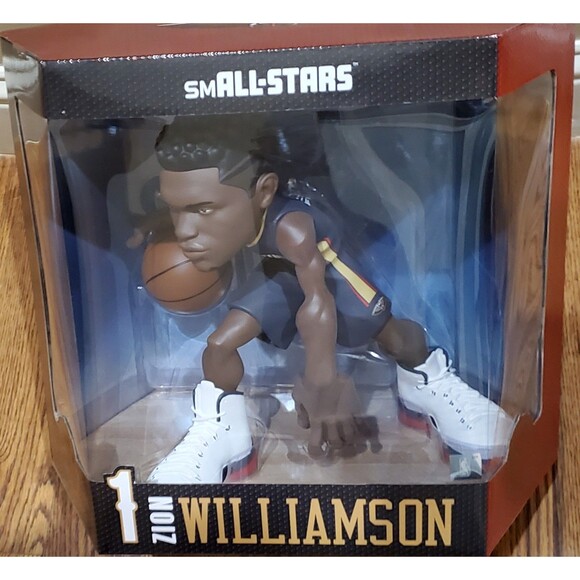 NBA smALL-STARS Zion Williamson 12" Vinyl Figure Navy Blue Jersey - FACTORY SEAL - Picture 1 of 12